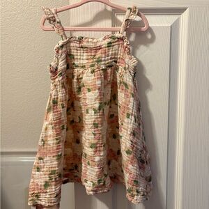 Angel Dear Cream and Pink Floral Top